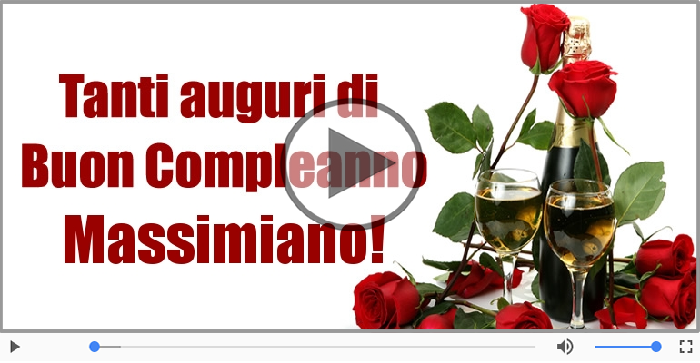Tanti Auguri di Buon Compleanno Massimiano!