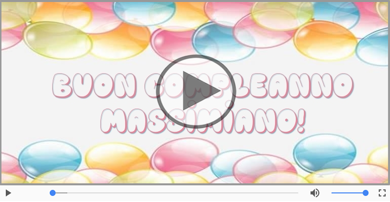 It's your birthday Massimiano ... Buon Compleanno!