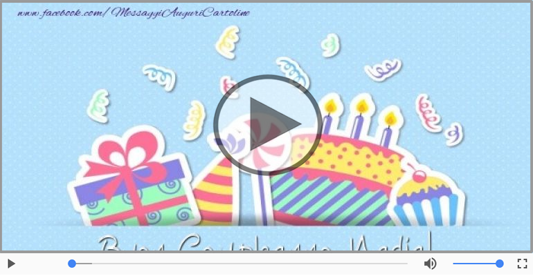 Tanti Auguri di Buon Compleanno Nadia!