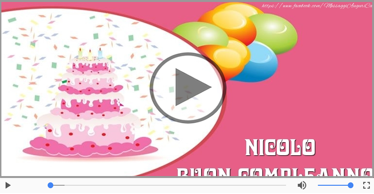 Happy Birthday Nicolo! Buon Compleanno Nicolo!