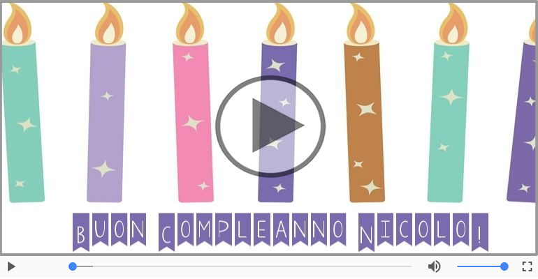 Buon Compleanno Nicolo!