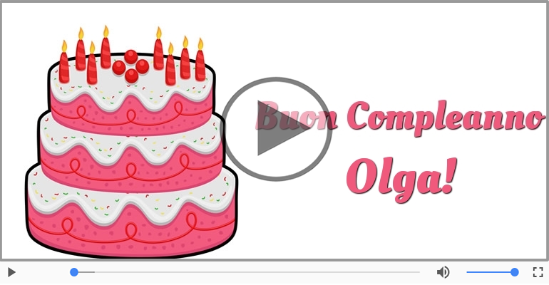 Buon Compleanno Olga!