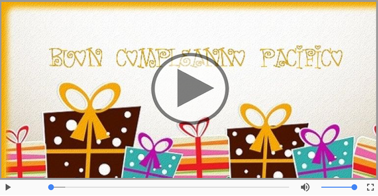 Happy Birthday Pacifico! Buon Compleanno Pacifico!