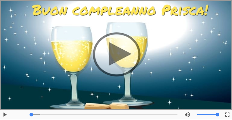 It's your birthday Prisca ... Buon Compleanno!