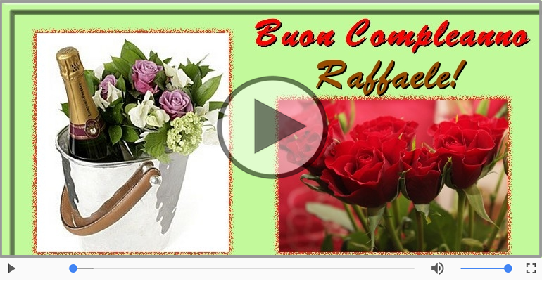 Buon Compleanno Raffaele!
