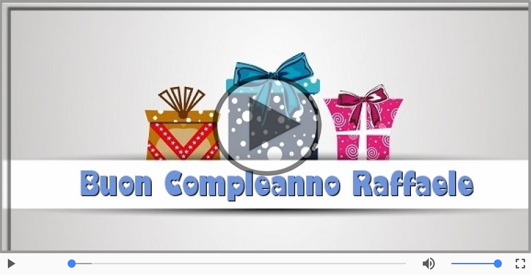 Buon Compleanno Raffaele!