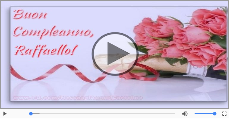 Happy Birthday Raffaello! Buon Compleanno Raffaello!
