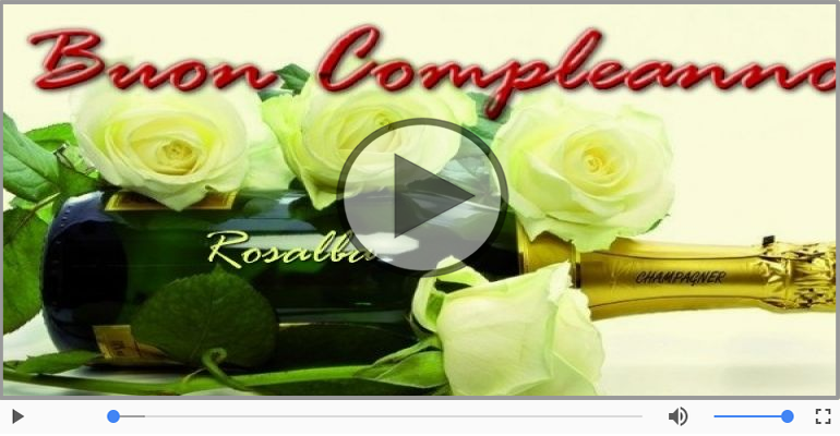 It's your birthday Rosalba ... Buon Compleanno!