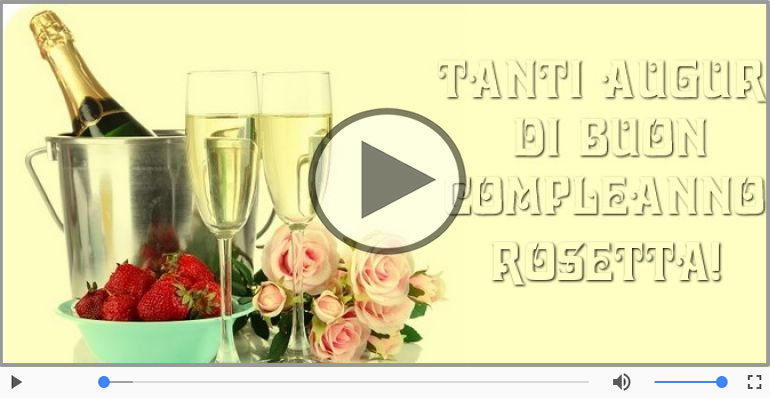 It's your birthday Rosetta ... Buon Compleanno!