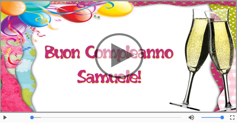 Buon Compleanno Samuele!