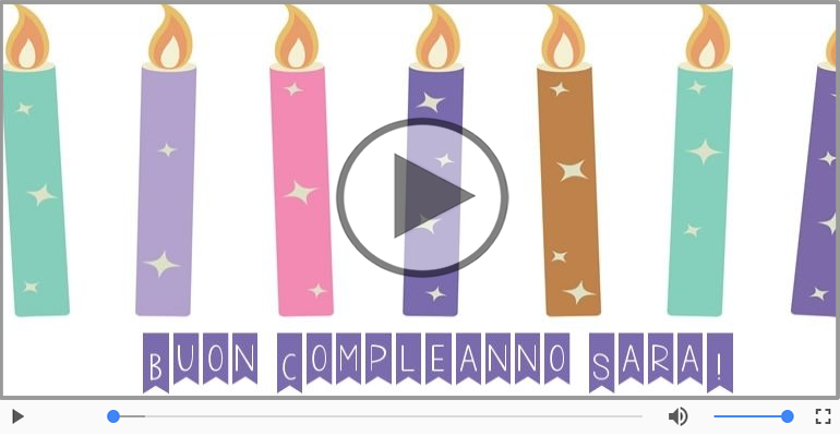 Tanti Auguri di Buon Compleanno Sara!