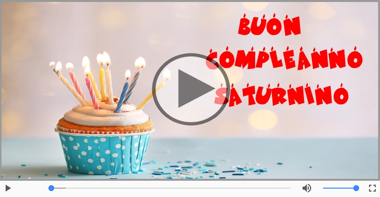 Buon Compleanno Saturnino!