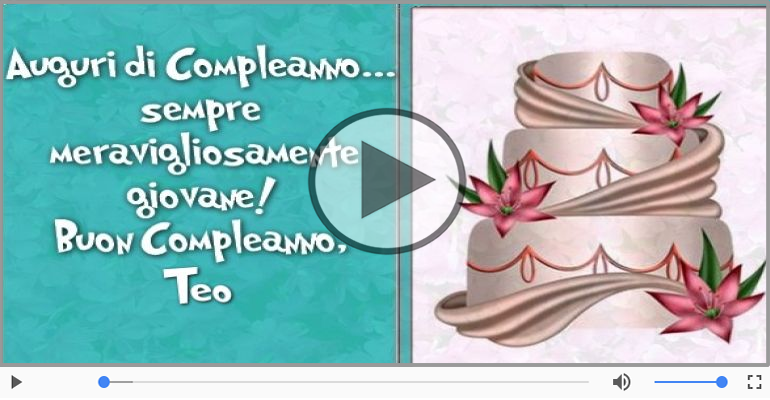 Happy Birthday Teo! Buon Compleanno Teo!