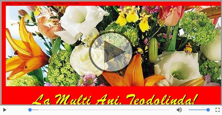 Happy Birthday Teodolinda! Buon Compleanno Teodolinda!