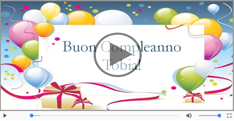 Buon Compleanno Tobia!