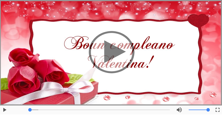 It's your birthday Valentina ... Buon Compleanno!