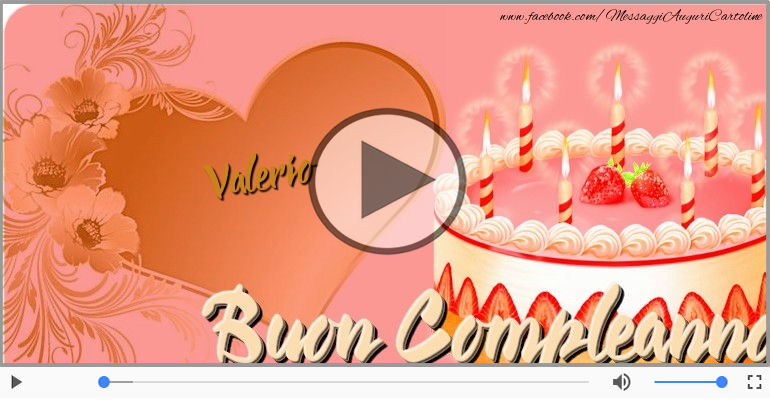 Buon Compleanno Valerio!