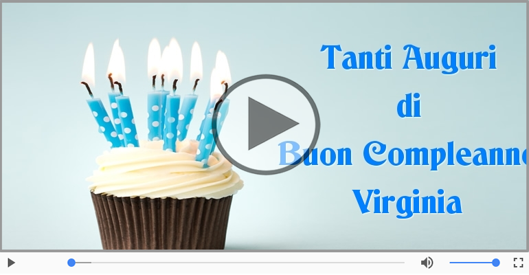 Buon Compleanno Virginia!