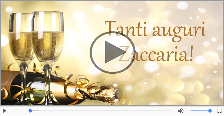 Buon Compleanno Zaccaria!