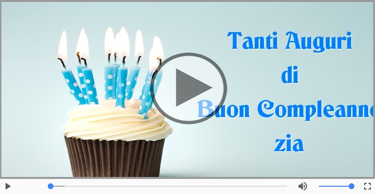 It's your birthday Zia ... Buon Compleanno!