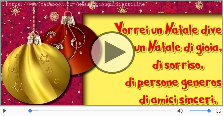 Buon e sereno Natale a tutti!