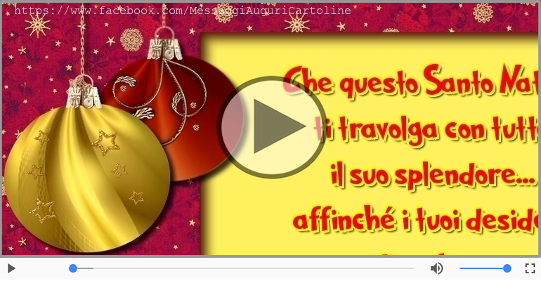 Santo Natale: Auguri di vero cuore!