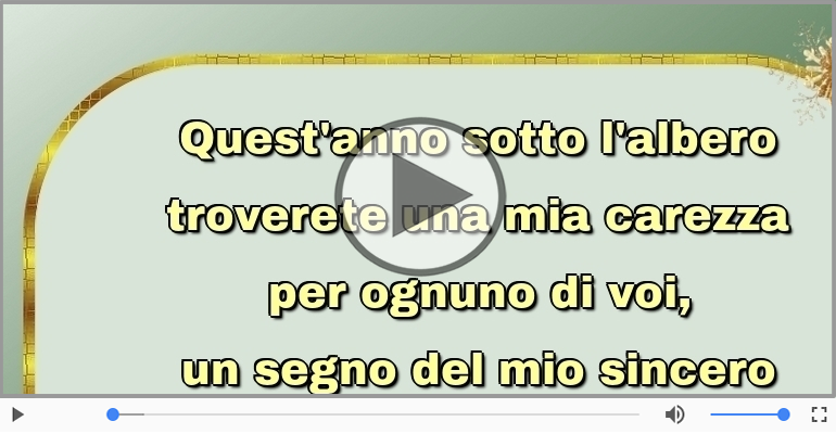 Buon Natale miei cari!