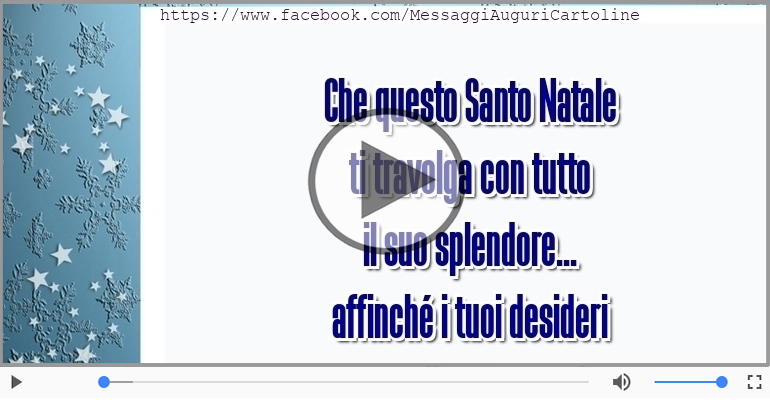 Santo Natale: Auguri di vero cuore!