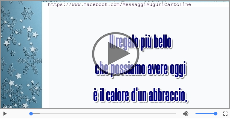 Buon Natale a tutti.