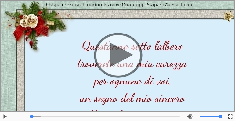 Buon Natale miei cari!