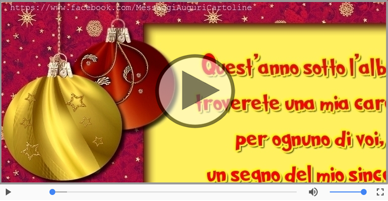 Buon Natale miei cari!