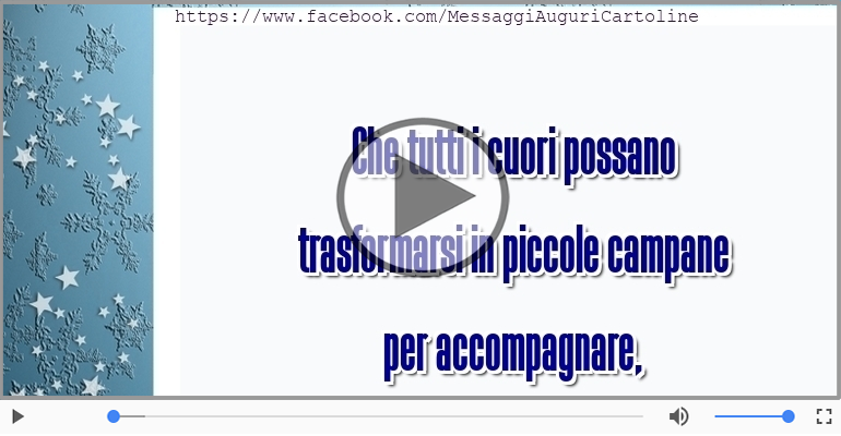 Auguri di buon Natale.