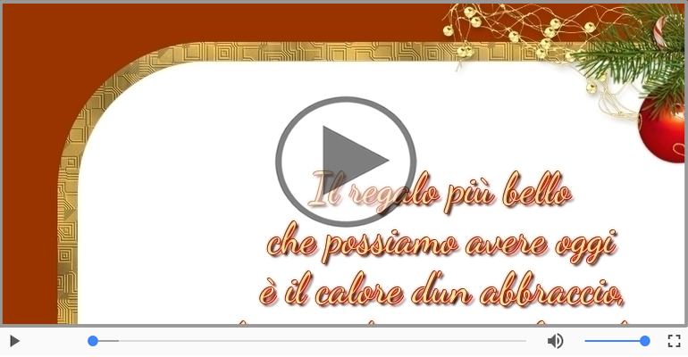 Buon Natale a tutti.