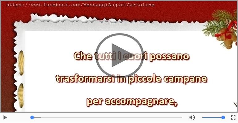 Auguri di buon Natale.