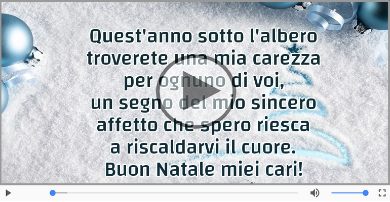 Buon Natale miei cari!