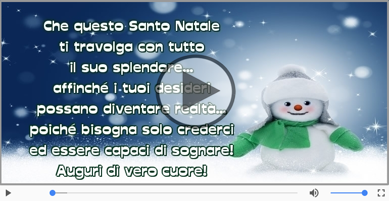 Santo Natale: Auguri di vero cuore!