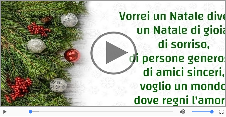 Buon e sereno Natale a tutti!