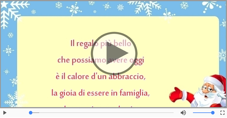 Buon Natale a tutti.