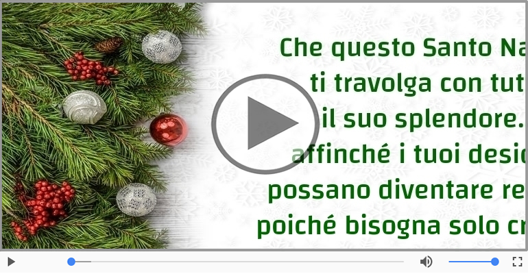 Santo Natale: Auguri di vero cuore!