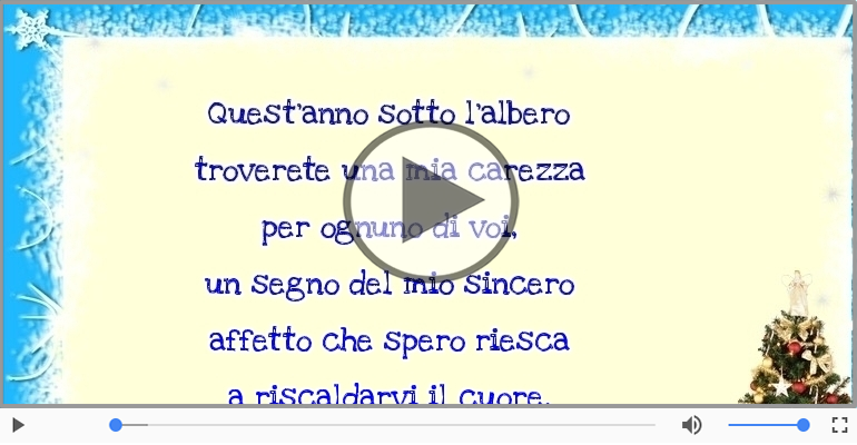 Buon Natale miei cari!