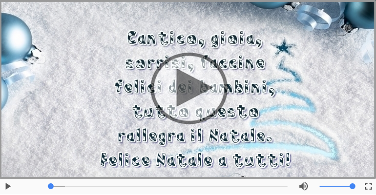 Felice Natale a tutti!