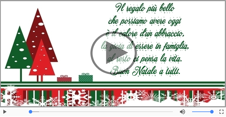 Buon Natale a tutti.