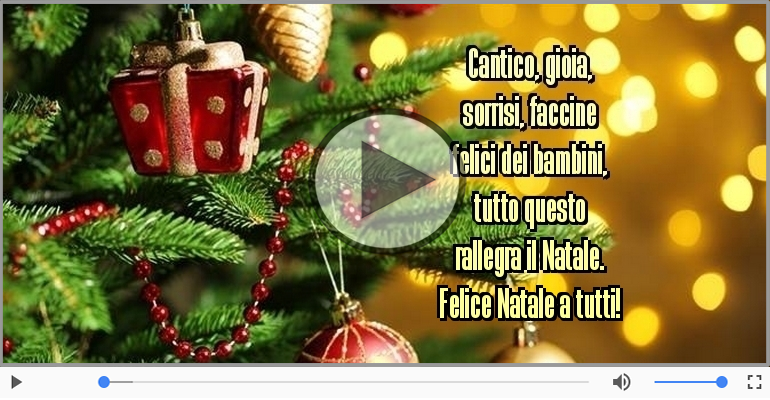 Felice Natale a tutti!
