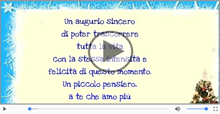 Buon Natale... a te che amo più  di ogni cosa