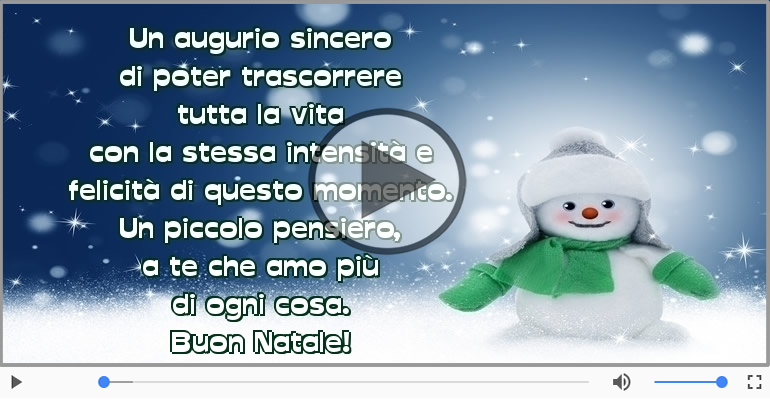 Buon Natale... a te che amo più  di ogni cosa