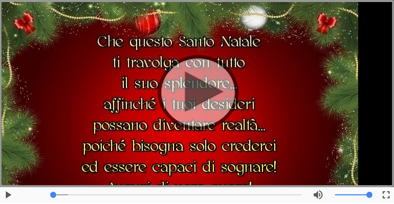 Santo Natale: Auguri di vero cuore!