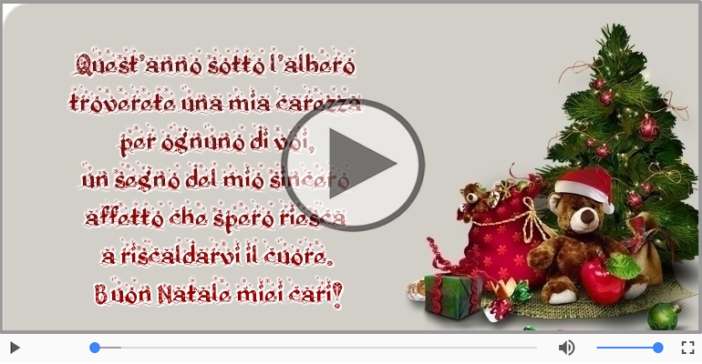 Buon Natale miei cari!