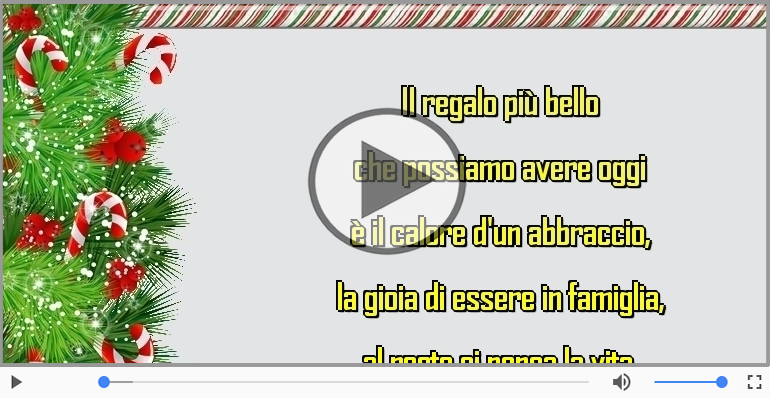 Buon Natale a tutti.