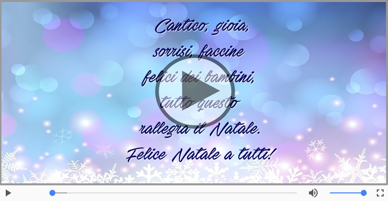 Felice Natale a tutti!