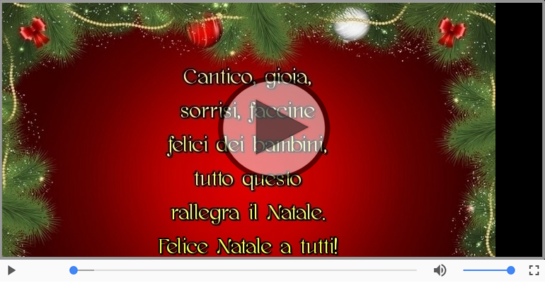 Felice Natale a tutti!